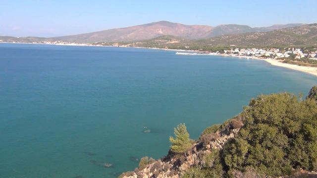 Greece. Thassos. Potos. Panoramas.