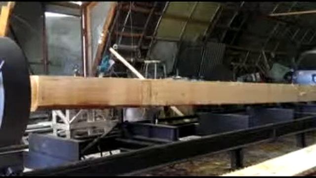 Ленточная пилорама ЛС-4 (тестовый запуск)