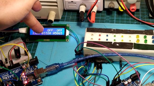 Ардуино пульт управление rs485 шаговым и тремя ресиверами