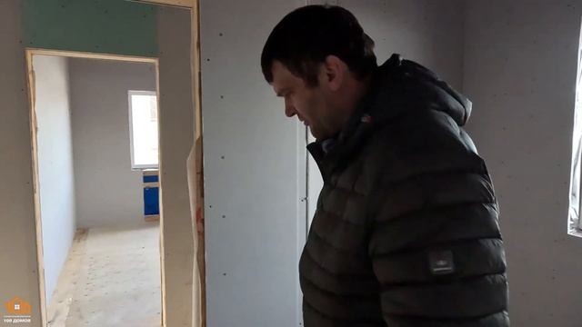Каркасный дом 8х10м с тремя спальнями. Обзор построенного дома. 100 домов Тюмень.