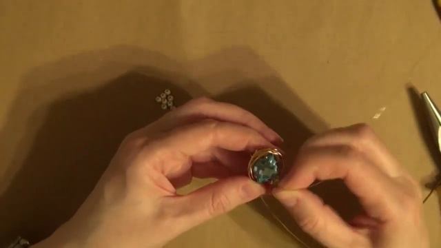 Кольцо кристаллы Сваровски