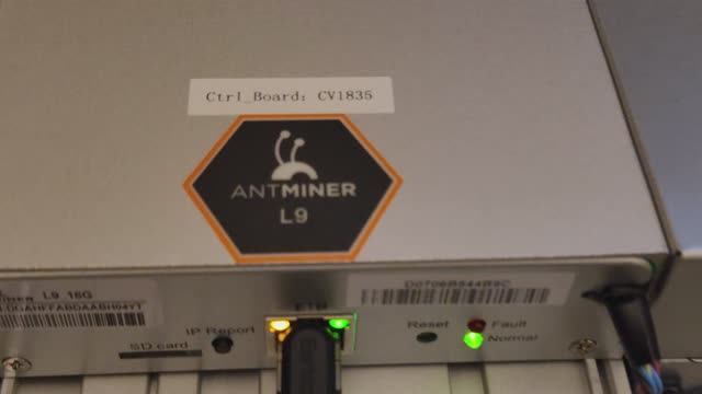 Тестирование  Antminer L9 16G
