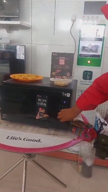 how to make papad in LG microwave