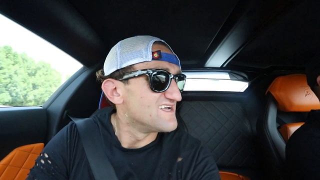 SKATEBOARDING BEHIND A 2016 AVENTADOR!!