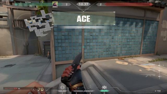 Imagine Frame Skipping 💀 #valorant #ace