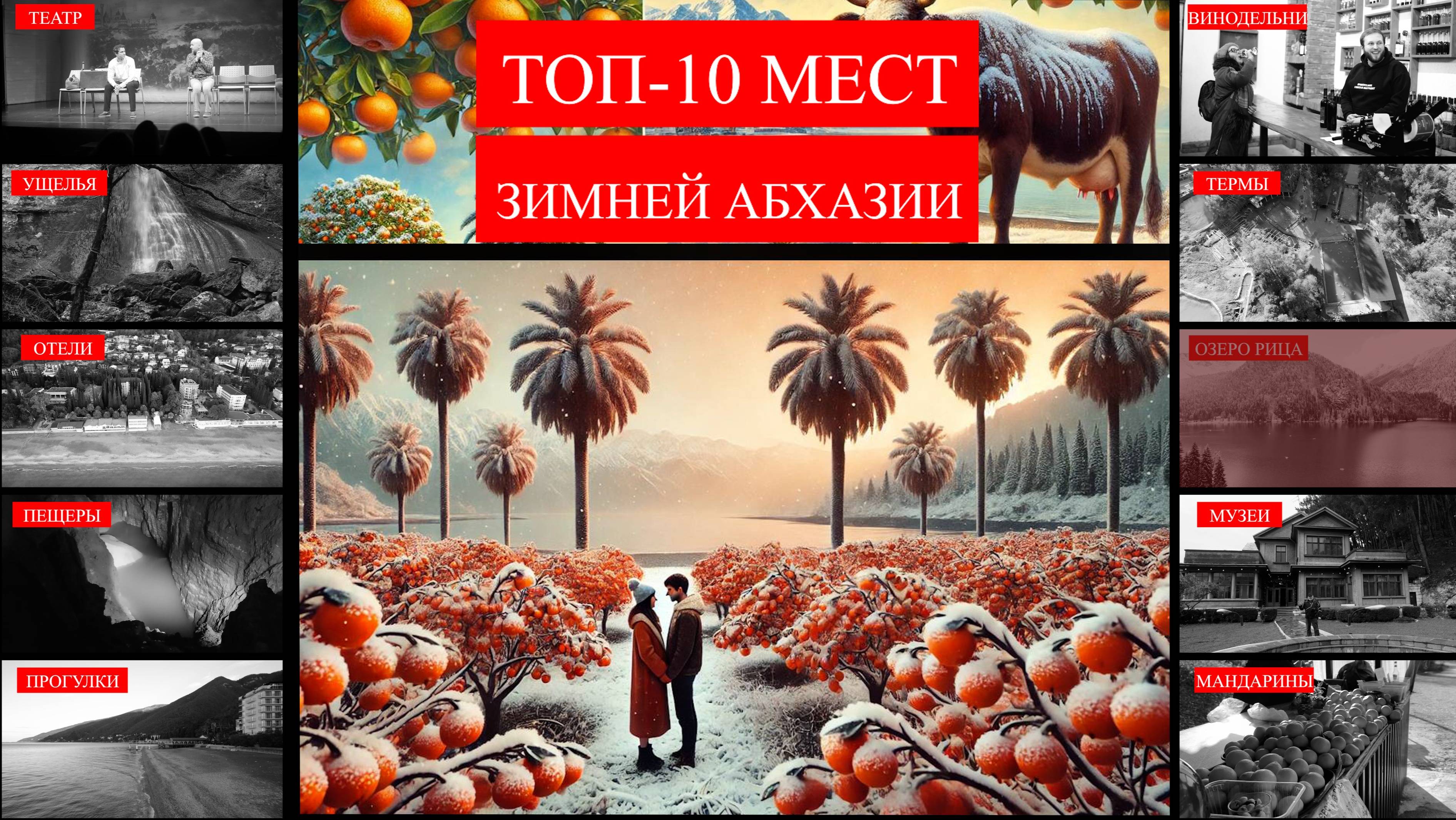 Путеводитель по зимнему отдыху в Абхазии | Кавказ 2025
