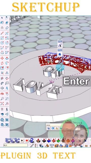 SketchUp Plugin 3D Text