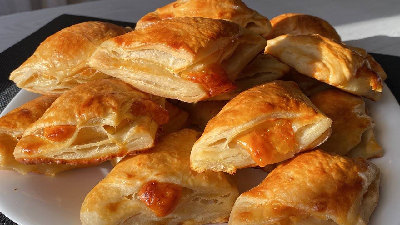 Хрустящее слоёное тесто / Слойки с сыром