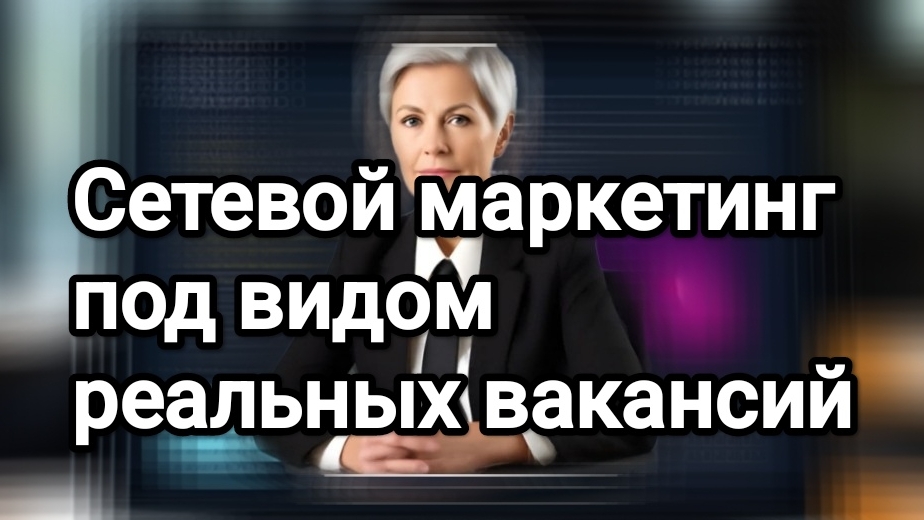Сетевой маркетинг под видом вакансий: реальная история