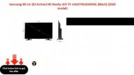 Samsung 80 cm 32 Inches HD Ready LED TV UA32T4010ARXXL Black 2020 model