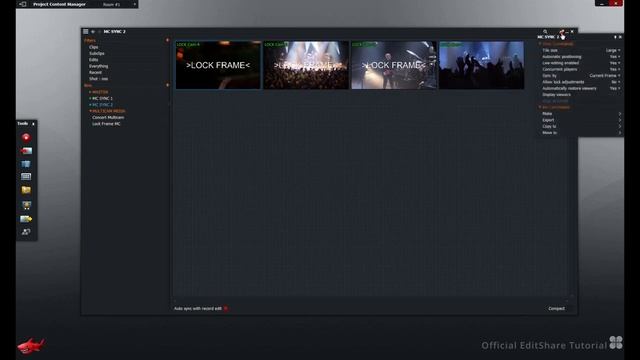 Lightworks - Content Manager [4/4] Creating Multicam Bins