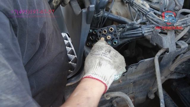 Замена блока APS у Scania #scania #авторазборка #aps