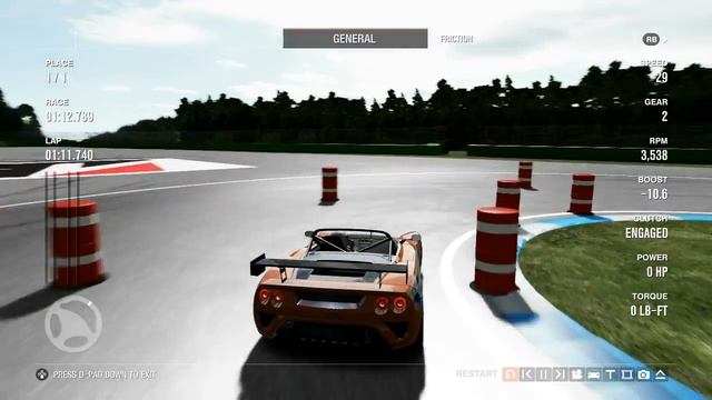 Autocross at Hockenheimring with Lotus 2-Eleven in 2:39