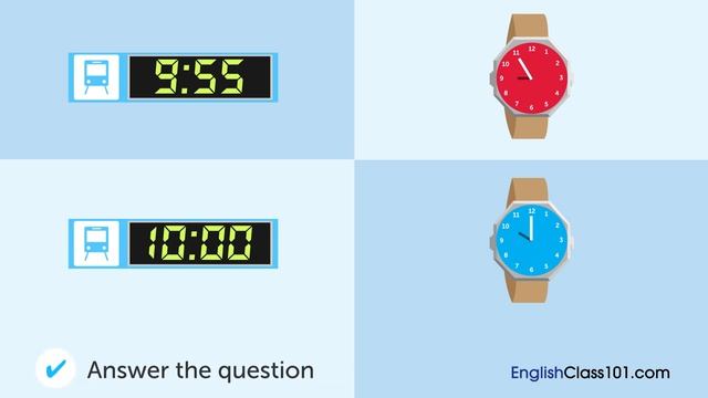 A2 Listening. What time is it?