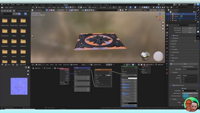 Как создать (запечь) Normal Map в Blender 3D /How to Create (Bake) a Normal Map in Blender 3D
