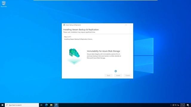 Install Veeam Backup  Replication 12.1