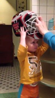 Goalie helmet?!!