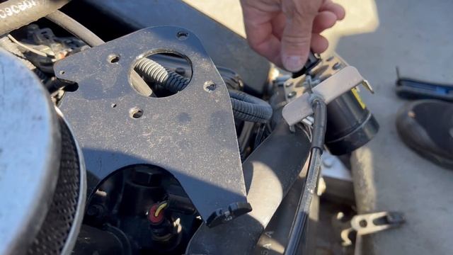 How to install the Brass L adapter on a typical mechanical engine