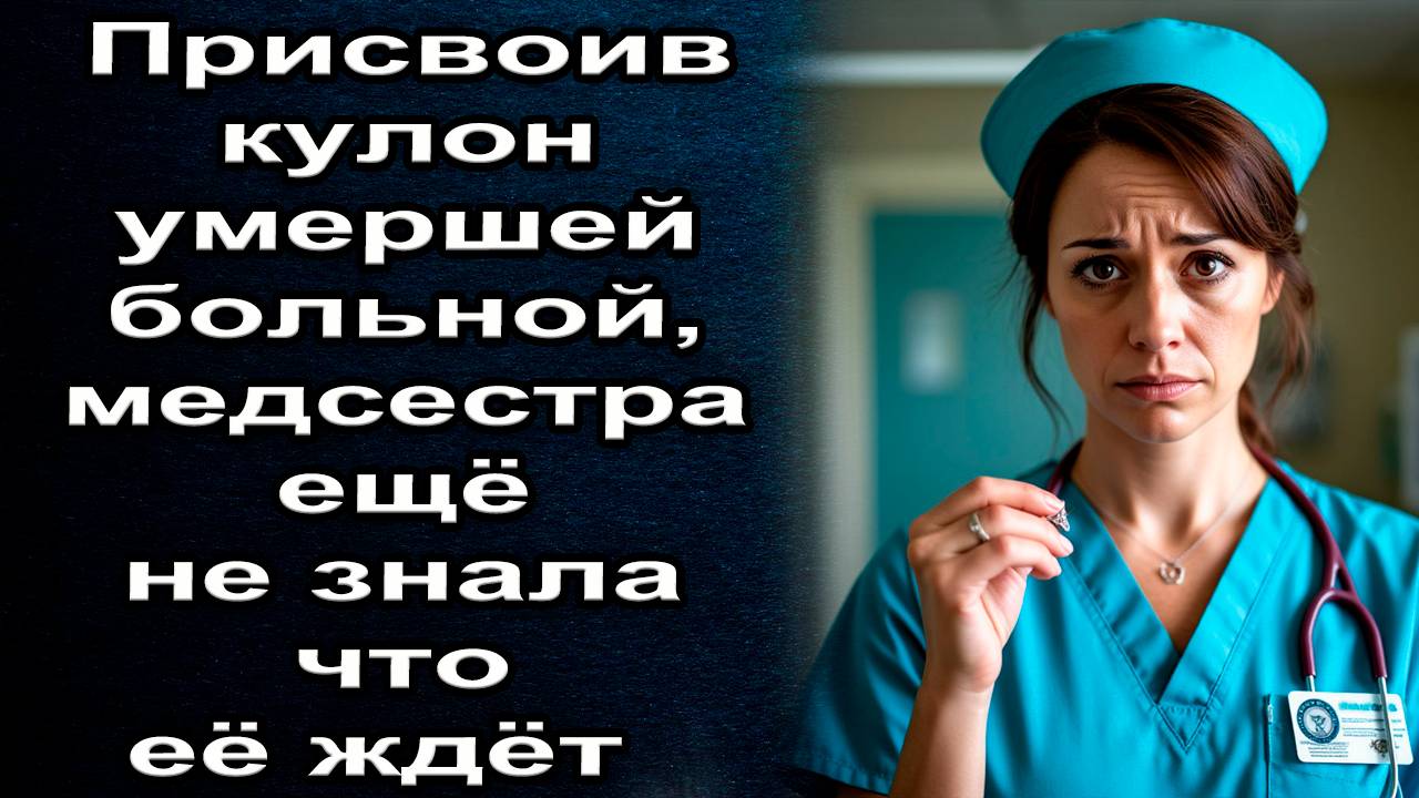 Забрав кулон почившей девушки, медсестра ещё не знала что её ждёт. Истории из жизни Слушать истории