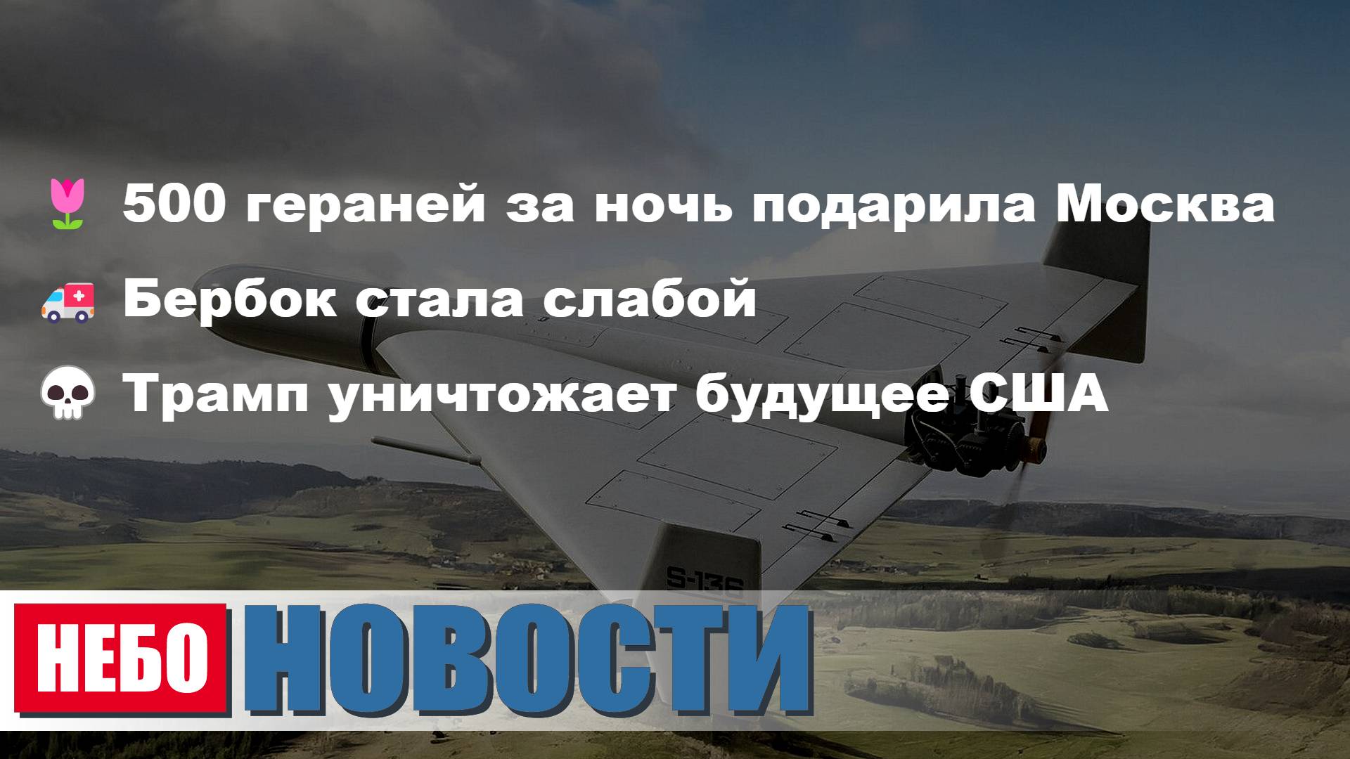 Москва подарила "Герань" | Бербок слаба | Трамп рушит США | Обвалили Nikkei | Трамп ввел ЧС