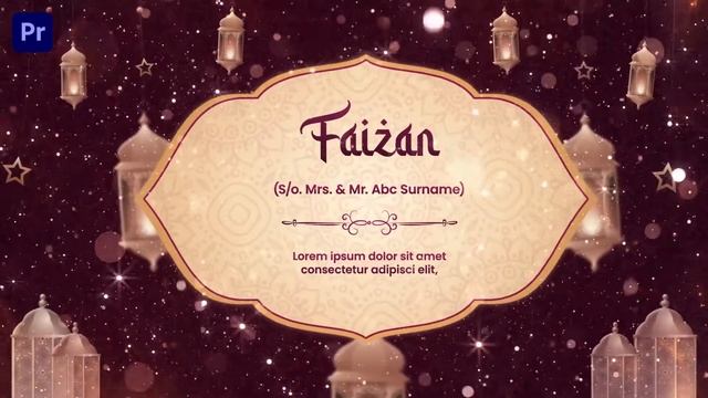 Beautiful Indian Wedding Slideshow Premiere Pro Template