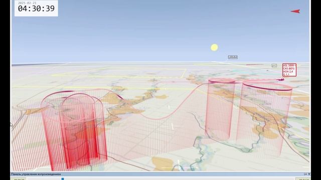виртУАБ DCS Су27 Полет в зону на сложный пилотаж на средних высотах