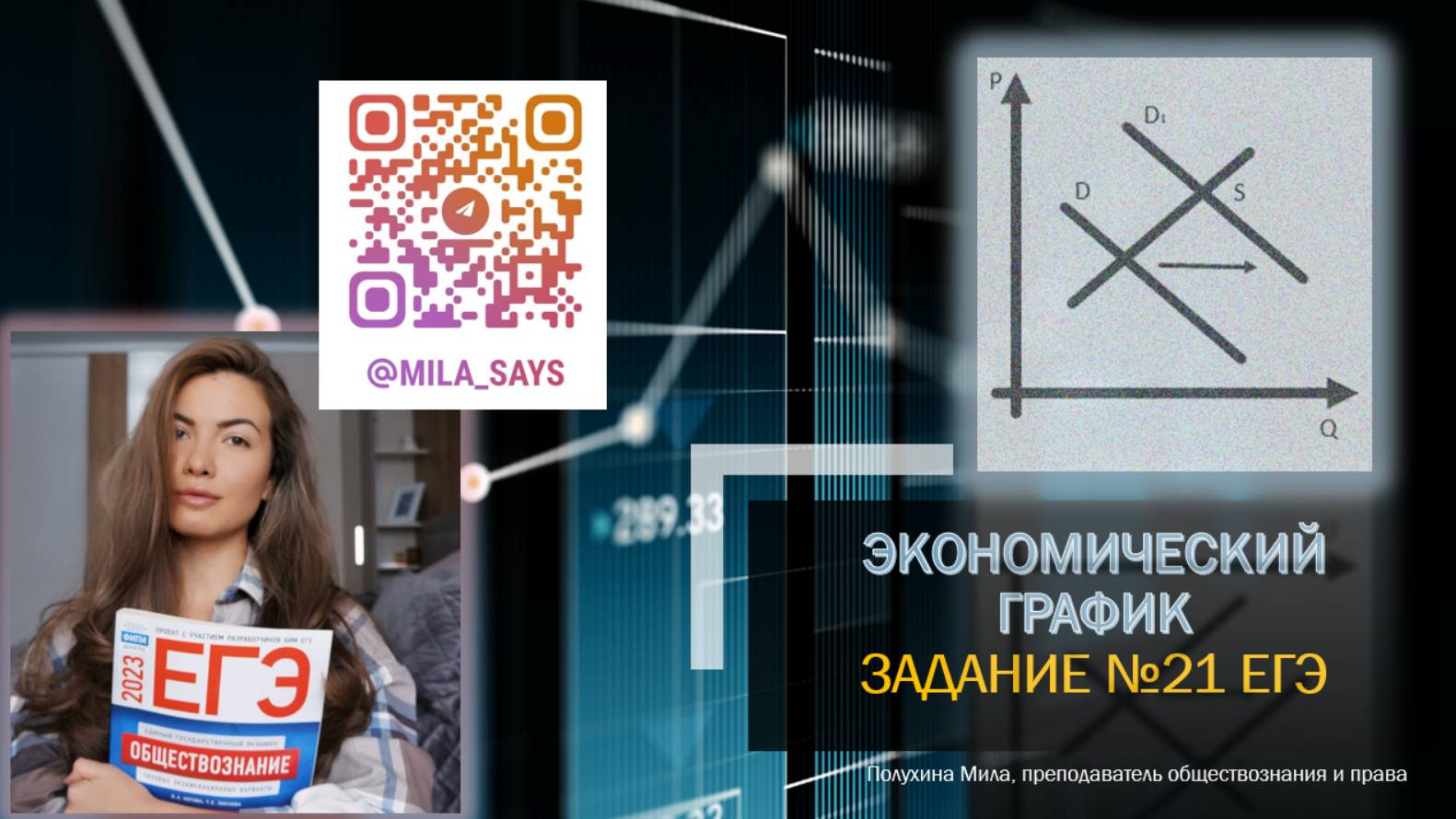 ЗАДАНИЕ №21 ЕГЭ | ЭКОНОМИЧЕСКИЙ ГРАФИК | обществознание