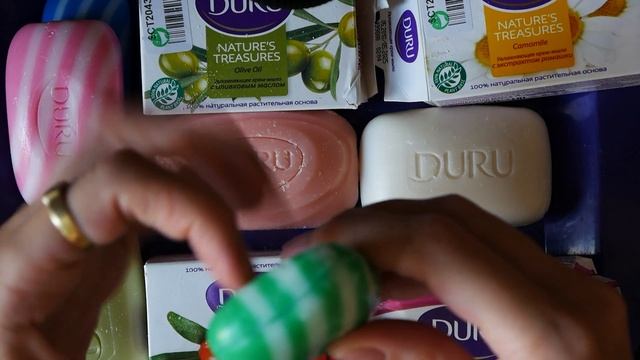 АСМР Губа не дура! 👄 Распаковка 7 пачек мыла Дуру 🧼 Триггеры с мылом, нарезка