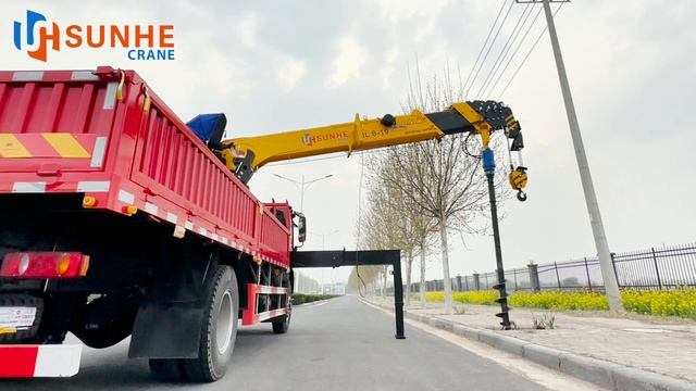 Sunhecrane КМУ 8 тонн с гидробуром