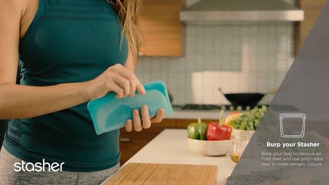 Stasher Reusable Silicone Stash Bag