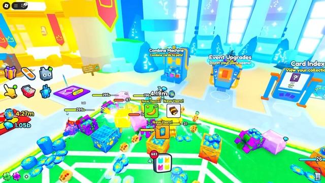 Я НЕУДАЧНИК? ОТКРЫЛ 5000+ ПАКОВ... В PET SIMULATOR 99 ROBLOX