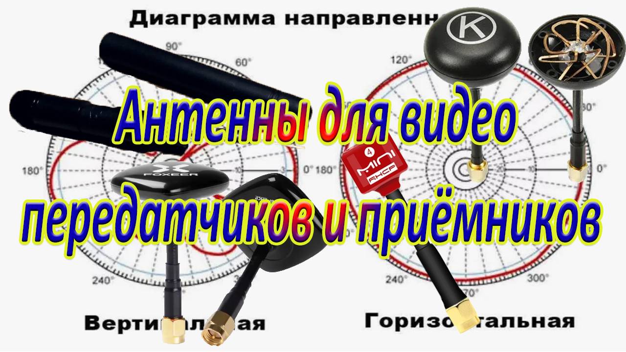 Антенны для видео- передатчиков и приёмников Часть1