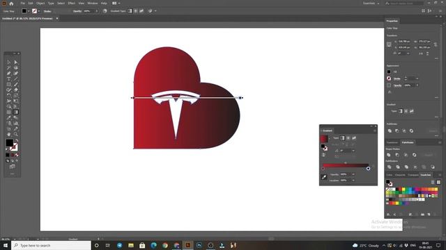 How To Make Tesla Lover Logo | Adobe Illustrator Tutorial | Adobe Illustrator Logo Design | Logo