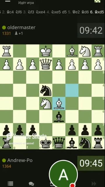 Рапид 10+0. Шахматы на lichess.org #игры #шахматы #chess #шортс #gaming #спорт