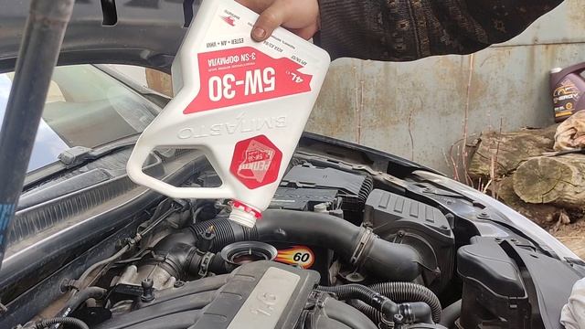 Фольц Гольф 1.6 DSG моем дроссель, заливаем крепкое масло ВМП Авто 5w30 A3B4