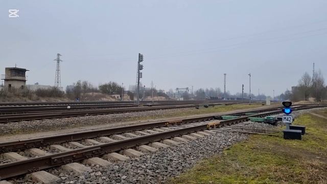 Маневровый тепловоз ЧМЭЗ-6203 работает на станции Крустпилс. #LDZ