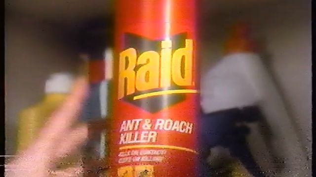 Raid TV Commercial 1992 from VHS
