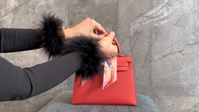 How to Tie a Twilly on Hermes Birkin, Kelly and Lady Dior!