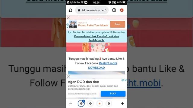 Cara Download File Melalui SnackLink atau PonselHarian