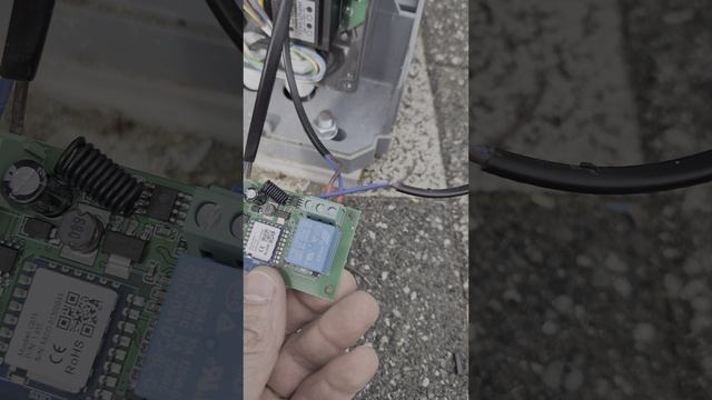 подключение Wi-Fi реле на электропривод ворот