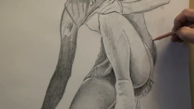 Юлия Липницкая  Сочи 2014  Портрет  Portrait Yulia Lipnitskaya    Drawing   Рисунок карандашом