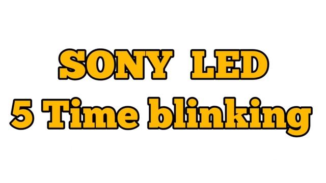 Sony bravia blinking problems || led tv repair