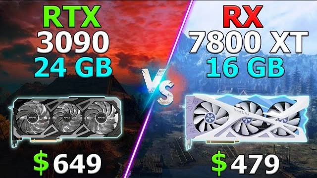 AMD wins?! - RX 7800 XT 16 GB vs RTX 3090 24 GB | Ray Tracing