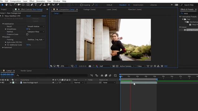 How Stabilize Footage in After Effects CC 2018 | Tutorial for Beginner