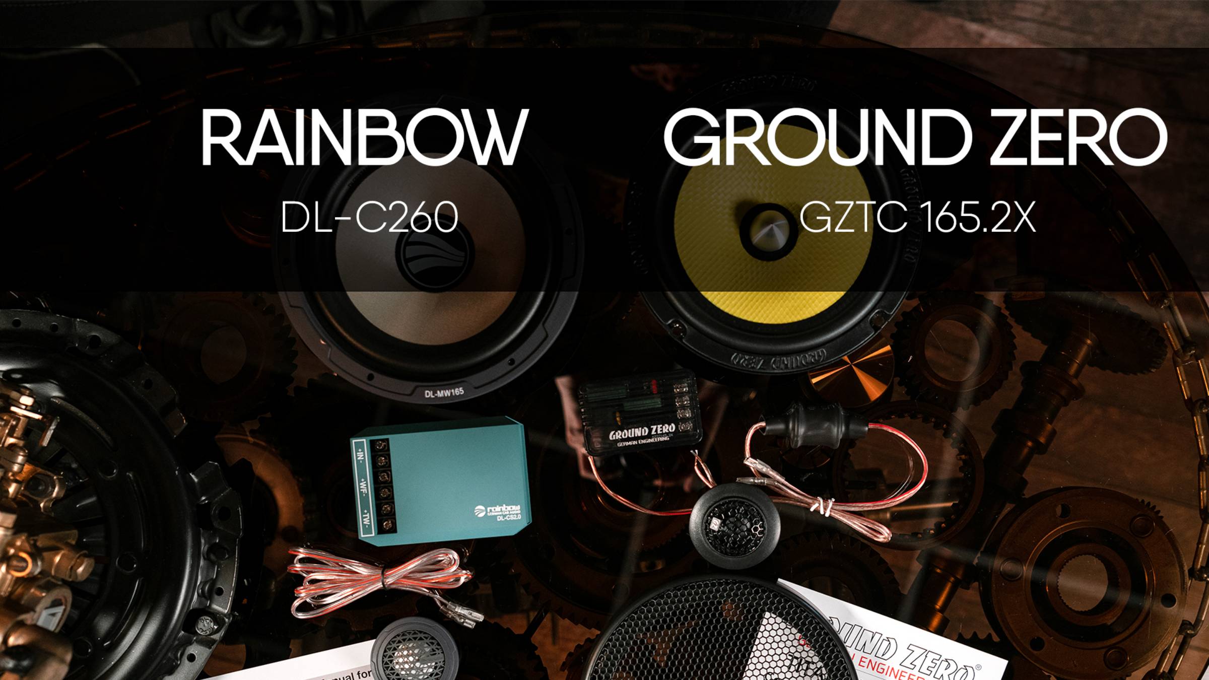 Rainbow DL-C260 vs Ground Zero GZTC 165.2X
