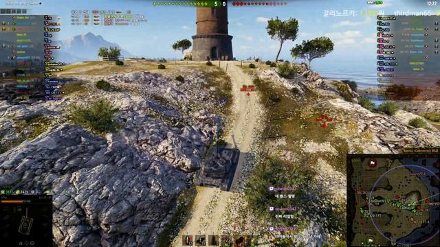 World of Tanks [UiYok] / B-C 25t AP / Cliff South / Sense