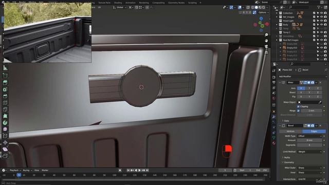 104 - Создание внутренних деталей двери багажника