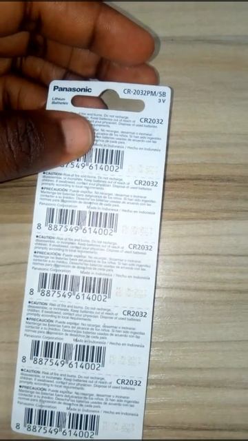 Panasonic CR2032 Lithium cell Battery 1 Now Available on EkoDeals.com Lagos Nigeria
