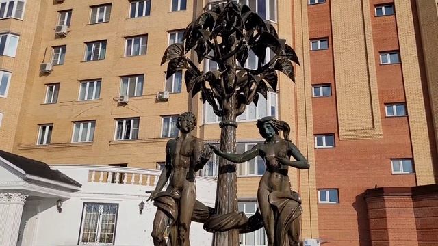Раменское,фонтан "Адам и Ева",городской парк🦋🐌🪷