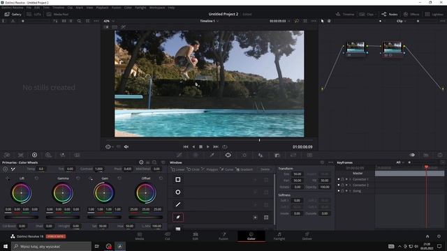 Użycie maski - TIPS - DaVinci Resolve - Ciekawy efekt